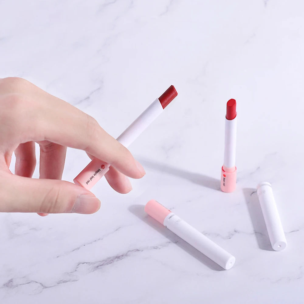 4 Colors Makeup Lipstick Cosmetics Lipstick Set Lip Tint Lip Gloss Waterproof Maquillaje Matte Long Lasting Make Up Pomade Kits