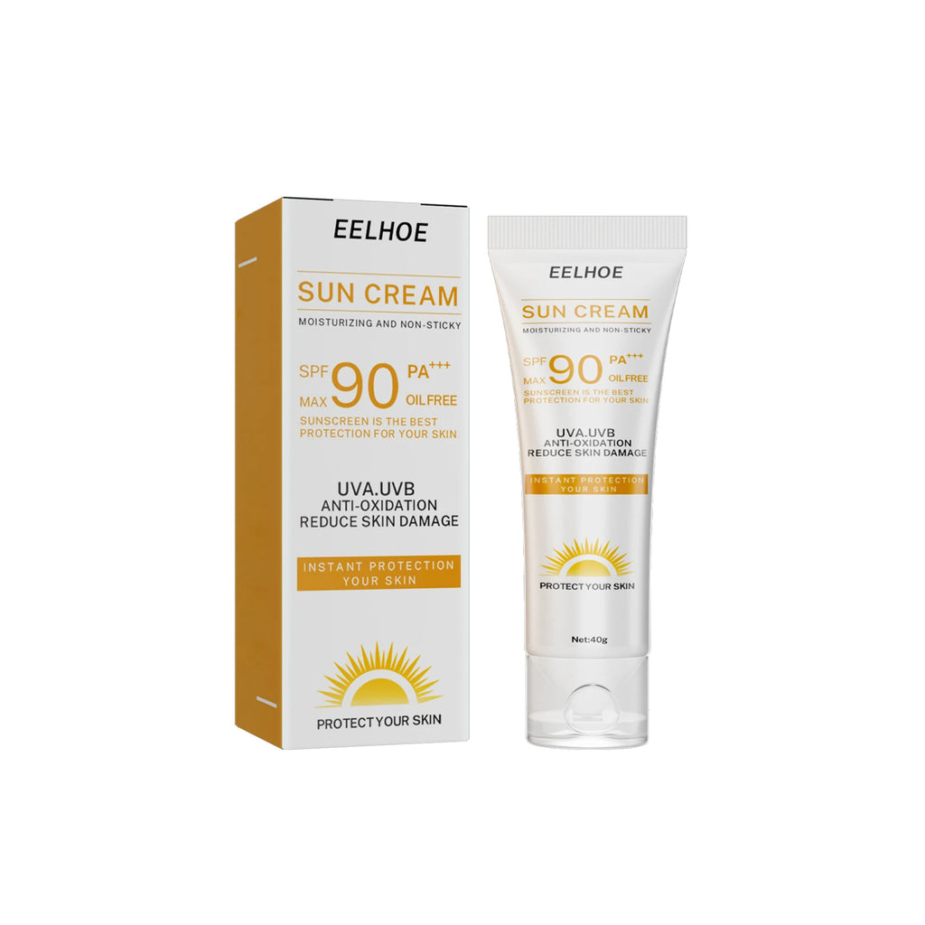 Facial Cream Sunscreen SPF 90 Brighten Sun Cream For Face Body Oil Control Moisturizer Daily Sunblock Skin UV Protective Lotion