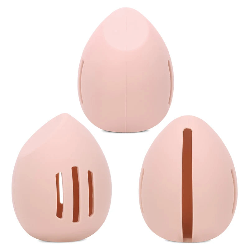 Large Travel Makeup Brush Holder and Makeup Sponge Holder Make Make Up Sponge  Cosmeticos  Esponja Maquiagem  Powder Puff
