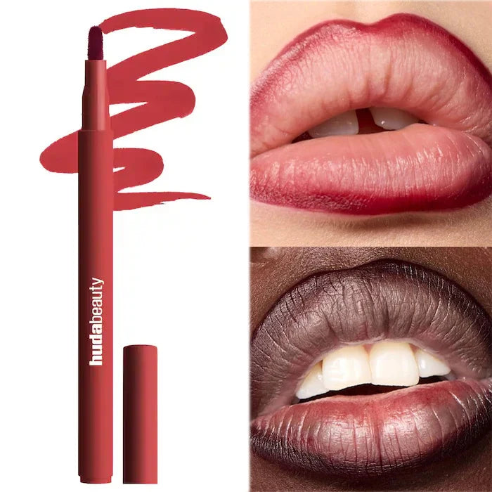 Huda Beauty Blush Filter Soft Glow Liquid Blush Shiny Lip Gloss Blusher Lipstick Cotton Candy Bubblegum Concealer Cosmetics