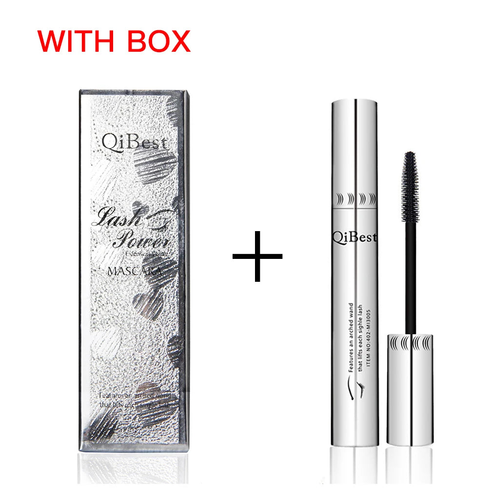 4D Mascara Lengthening Black Lash Eyelash Extension Eye Lashes Brush Beauty Makeup Long-wearing Waterproof Silver Color Mascara