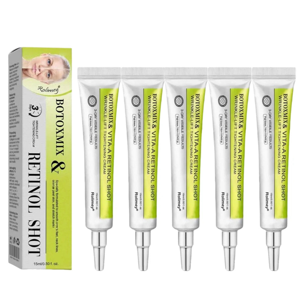 Creme Anti-Idade com Retinol para Mulheres - Creme Noturno Firmador, Clareador e de Hidratação Profunda, Suporte à Barreiras para Cuidados com Pele Seca e Sensível