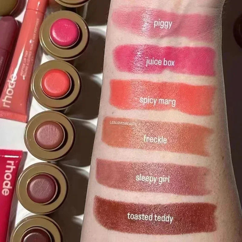 Makeup Cheek Blush Cream Blusher Stick Lip Gloss Phone Case for iPhone 16 17 Pro Max Piggy Sprinkle Sun Soak Tan Line Lipstick