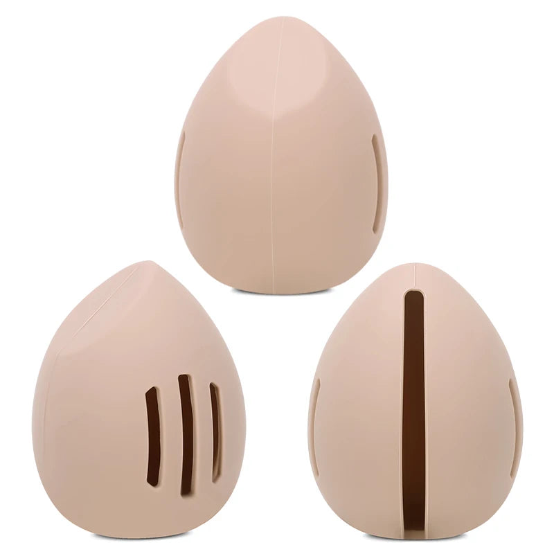 Large Travel Makeup Brush Holder and Makeup Sponge Holder Make Make Up Sponge  Cosmeticos  Esponja Maquiagem  Powder Puff
