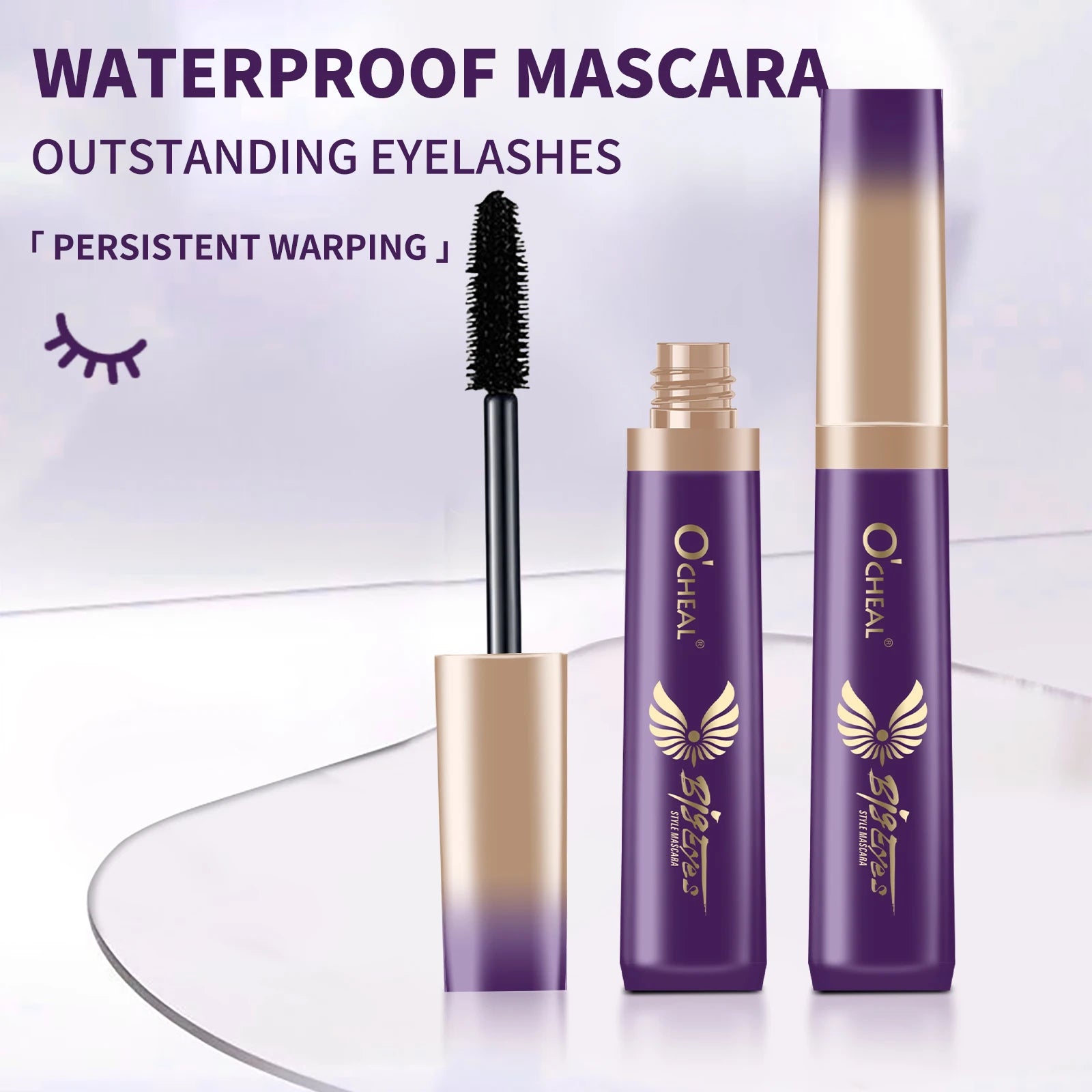 O‘cheal Mascara Black Lash Eyelash Brush 3D Silk Thick Curling Lengthening Eyes Lashes Beauty Makeup Cosmetics Extension Mascara