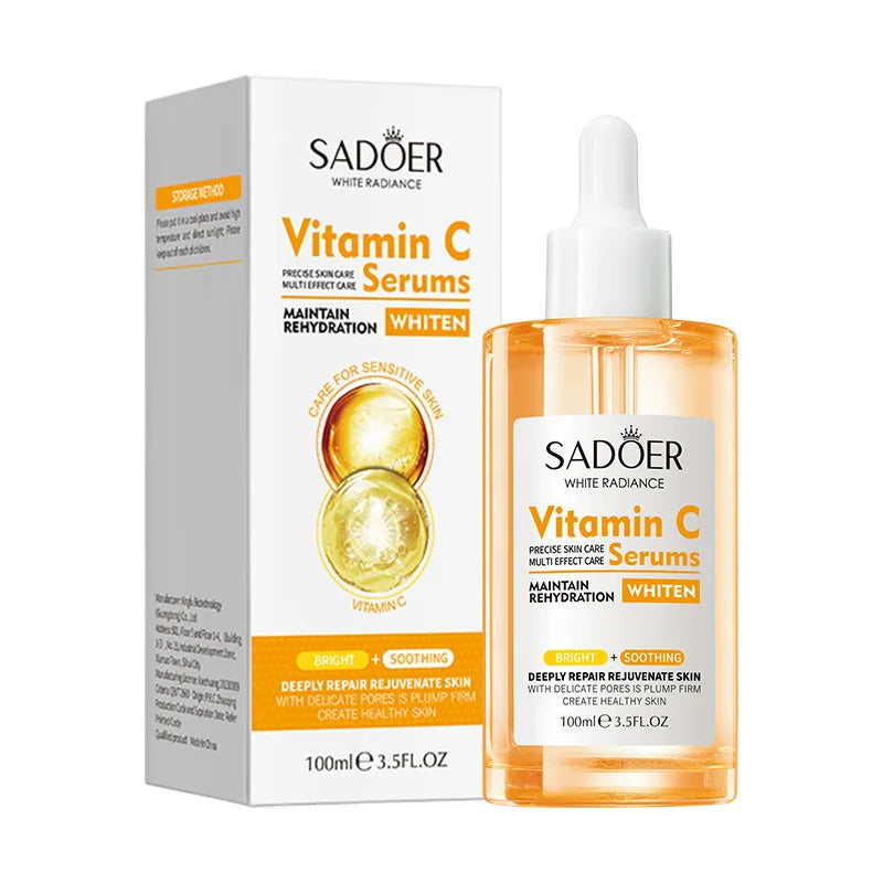 Centella Sakura Sérum Facial de Colágeno, Vitamina C e Ácido Hialurônico para Cuidados com a Pele do Rosto, Hidratante e Firmador