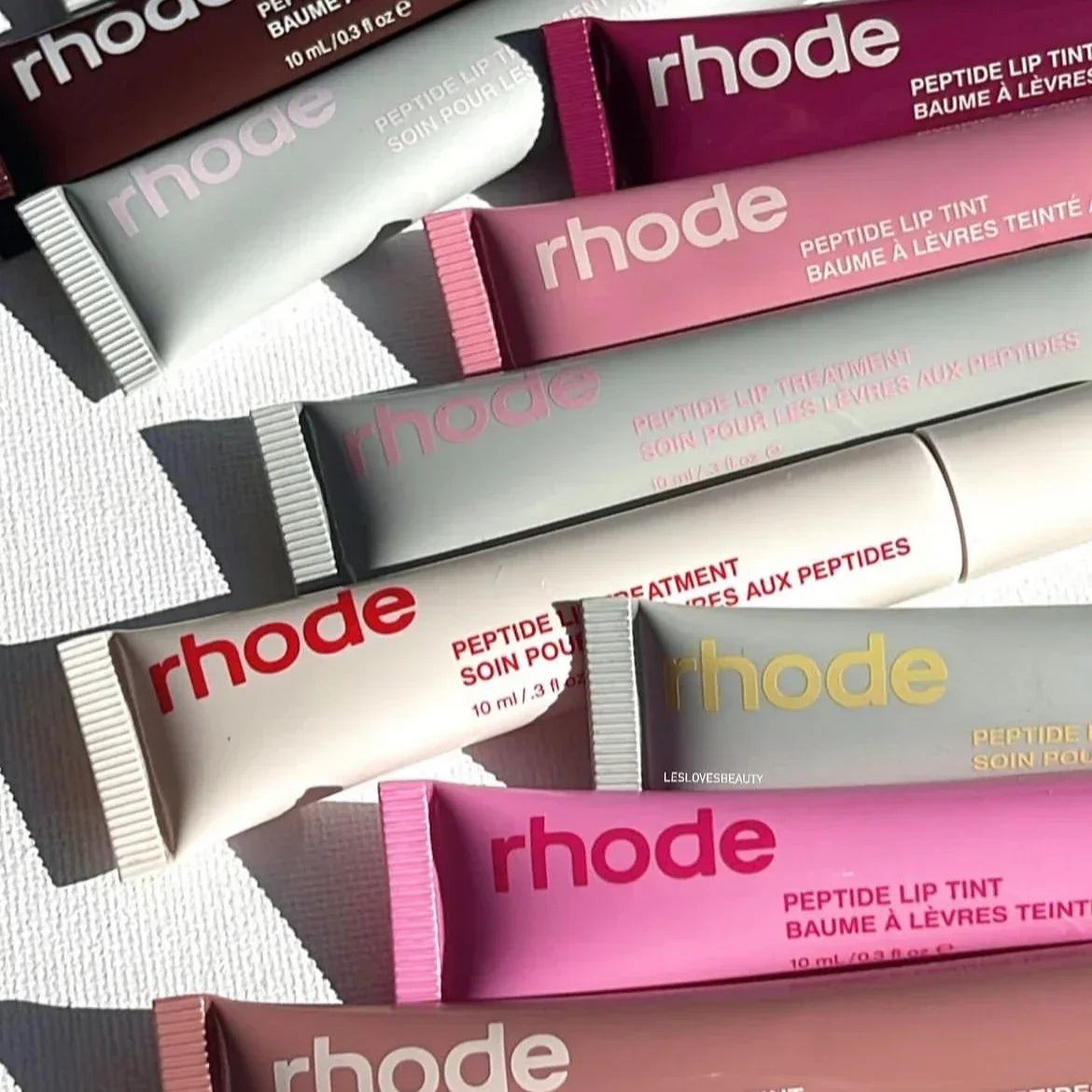 Rhod Lip Balm Moisturizing Mirror Long Lasting Lip Gloss Ribbon Espresso Raspberry Toast Plump No-stick Lip Oil Makeup Cosmetic