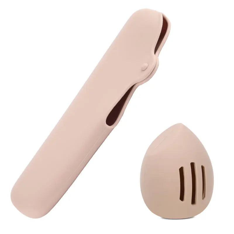 Large Travel Makeup Brush Holder and Makeup Sponge Holder Make Make Up Sponge  Cosmeticos  Esponja Maquiagem  Powder Puff