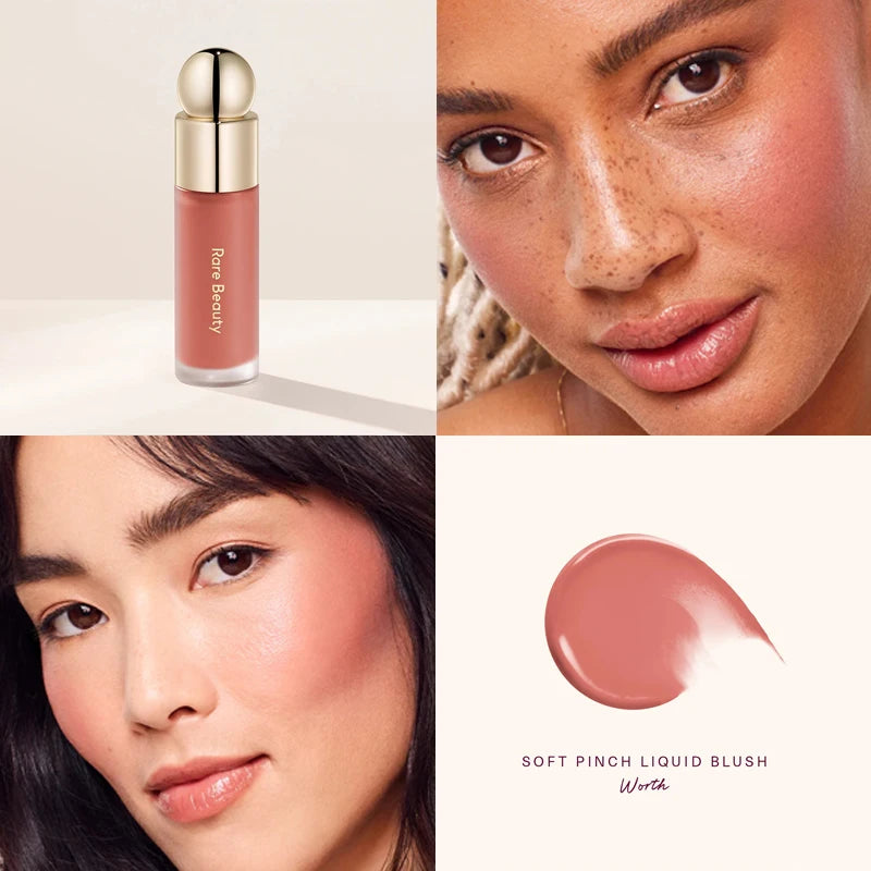 Original Rare Beauty 3D Face Contour Liquid Bronzer Shade Smooth Highlight Mirror Lasting Natural Nose Shadow Waterproof Makeup
