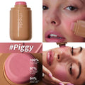 Makeup Cheek Blush Cream Blusher Stick Lip Gloss Phone Case for iPhone 16 17 Pro Max Piggy Sprinkle Sun Soak Tan Line Lipstick