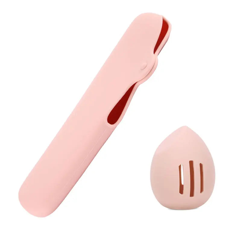 Large Travel Makeup Brush Holder and Makeup Sponge Holder Make Make Up Sponge  Cosmeticos  Esponja Maquiagem  Powder Puff