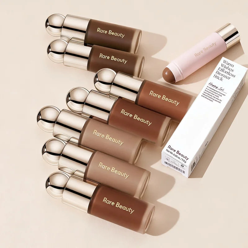 Rare Beauty 3D Face Contour Liquid Bronzer Shade Smooth Highlight Mirror Lasting Natural Nose Shadow Waterproof Brighten Makeup