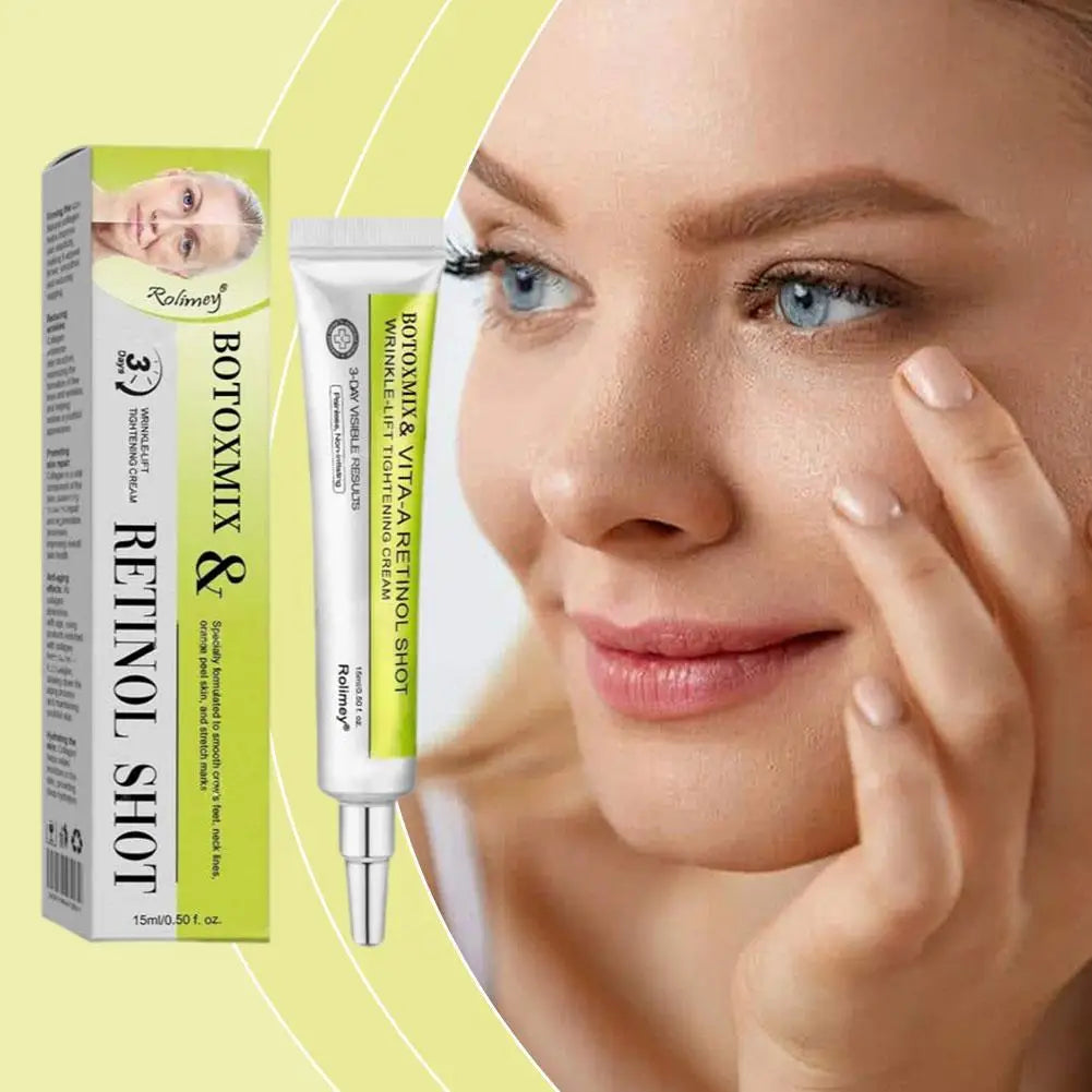 Creme Anti-Idade com Retinol para Mulheres - Creme Noturno Firmador, Clareador e de Hidratação Profunda, Suporte à Barreiras para Cuidados com Pele Seca e Sensível