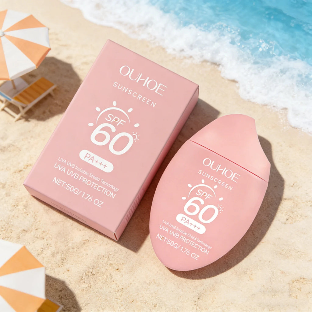 Moisturizing Brighten Sunscreen Cream Spf50+ Uv Protection Deep Nourishing Non Greasy Even Skin Tone Long Lasting Daily Sun Care