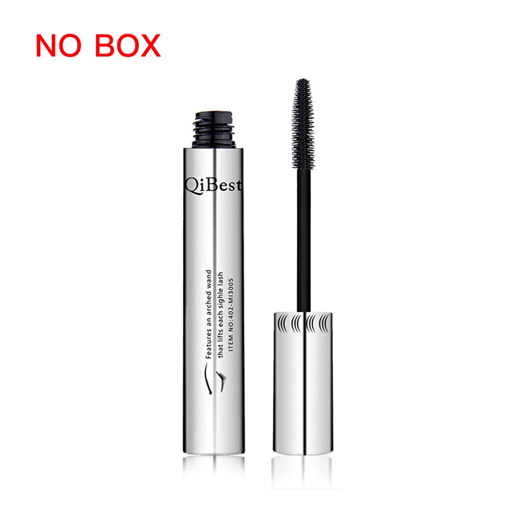 4D Mascara Lengthening Black Lash Eyelash Extension Eye Lashes Brush Beauty Makeup Long-wearing Waterproof Silver Color Mascara