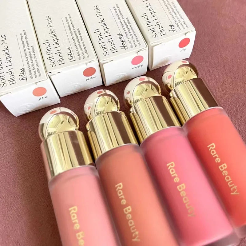 Rare Beauty Light Silky Touch Highlighter Soft Pinch Liquid Blusher Positive Light Lqiuid Luminizer Lasting Oil Control Makeup