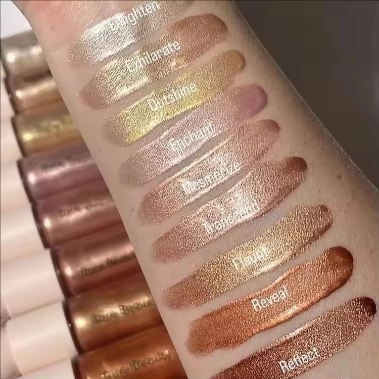 Rare Beauty Light Silky Touch Highlighter Soft Pinch Liquid Blusher Positive Light Lqiuid Luminizer Lasting Oil Control Makeup