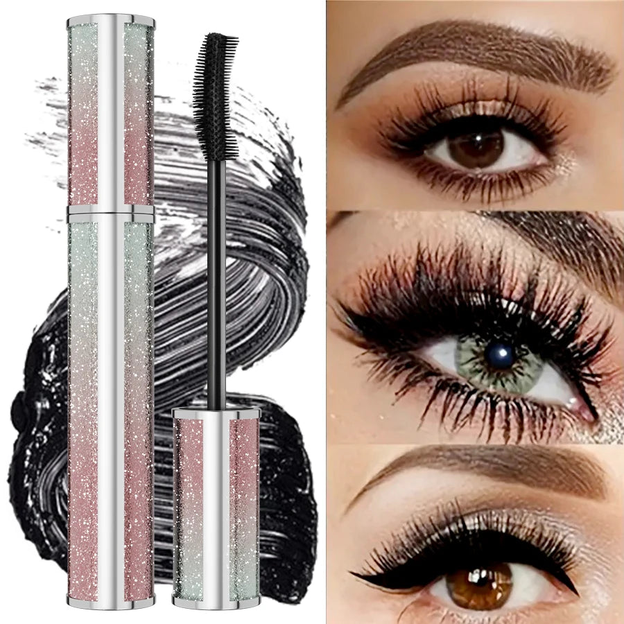 4D Mascara Lengthening Black Lash Eyelash Extension Eye Lashes Brush Beauty Makeup Long-Wearing Eye Cosmetics for Women Gifts