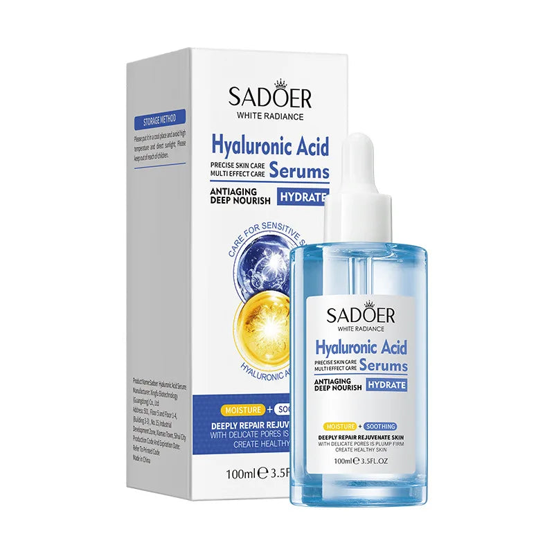 Centella Sakura Sérum Facial de Colágeno, Vitamina C e Ácido Hialurônico para Cuidados com a Pele do Rosto, Hidratante e Firmador