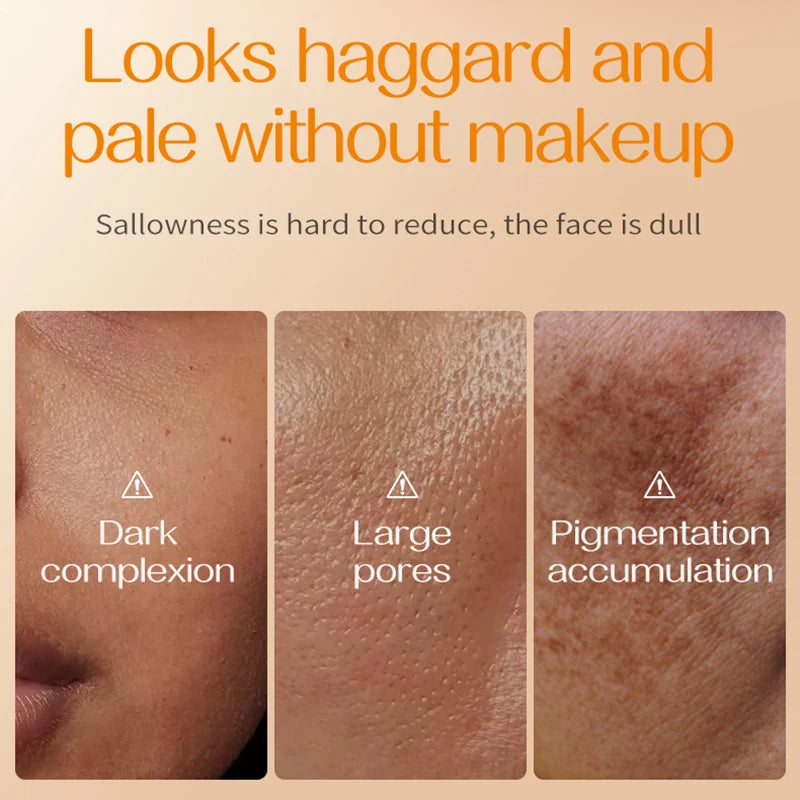Máscara Facial Clareadora de Vitamina C GONGPEI, Creme Facial Hidratante Anti-idade, Loção Facial, Sérum, Tônico, Cosméticos Coreanos para Cuidados com a Pele