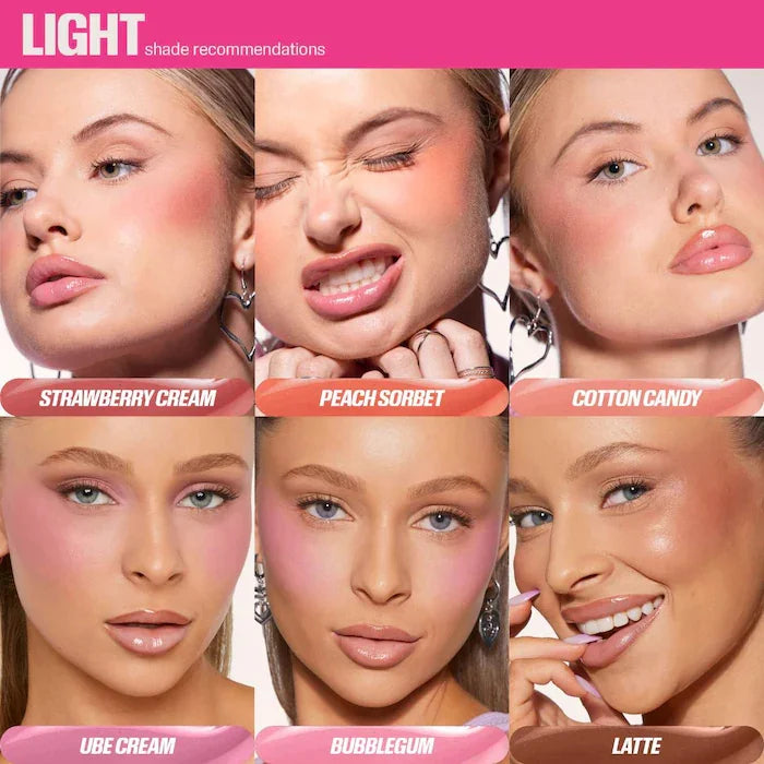 Beauty 6 Colour Soft Glow Liquid Blush Filter Easy To Apply Long Lasting Waterproof Blusher Sponge Brush Head Lip Gloss Rare