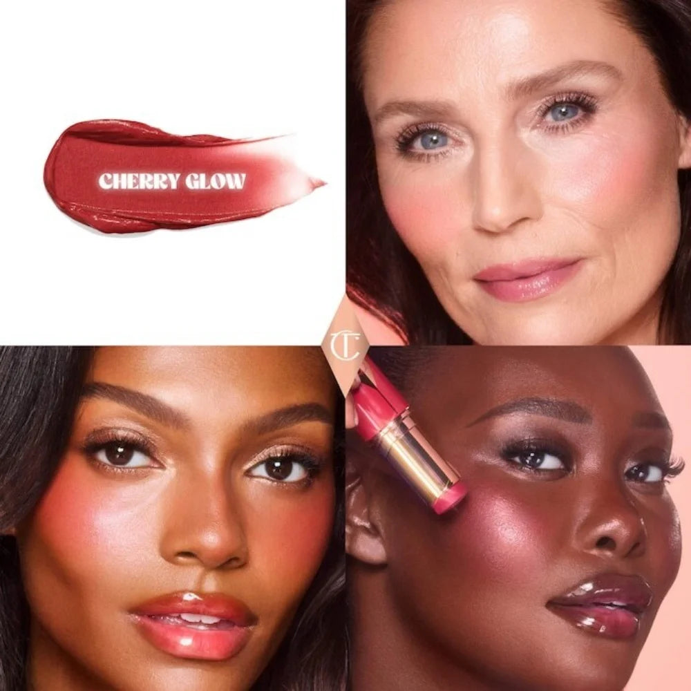 Charlotte Tilbury Lip Stick Liquid Foundation Highlighter Pressed Powder Blush Facial Spot Concealer Foundation Makeup Cosmetics
