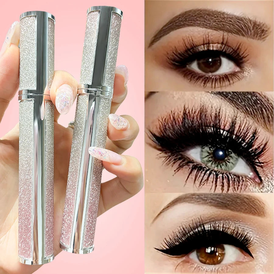 4D Mascara Lengthening Black Lash Eyelash Extension Eye Lashes Brush Beauty Makeup Long-Wearing Eye Cosmetics for Women Gifts