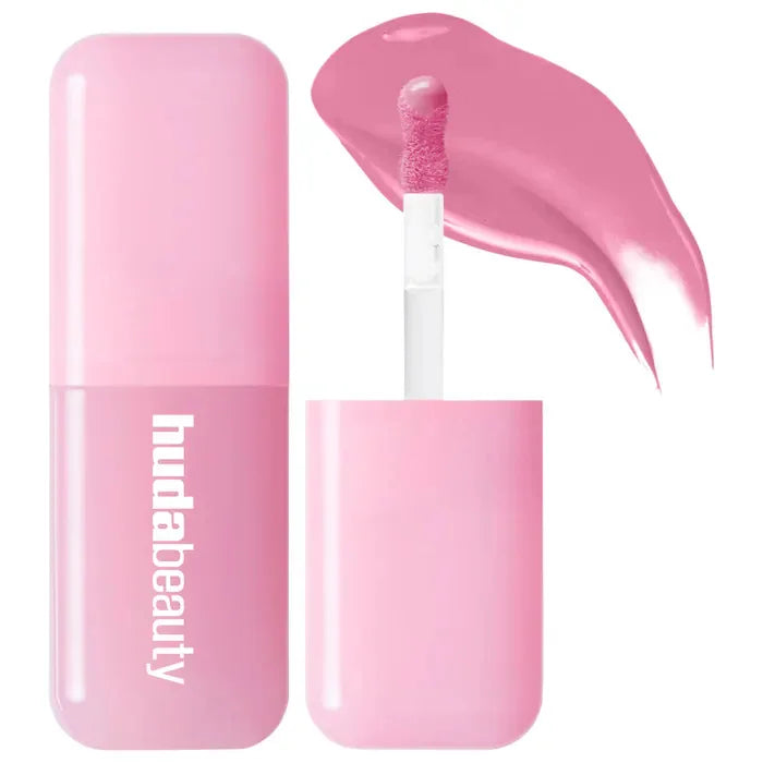 Huda Beauty Blush Filter Soft Glow Liquid Blush Shiny Lip Gloss Blusher Lipstick Cotton Candy Bubblegum Concealer Cosmetics