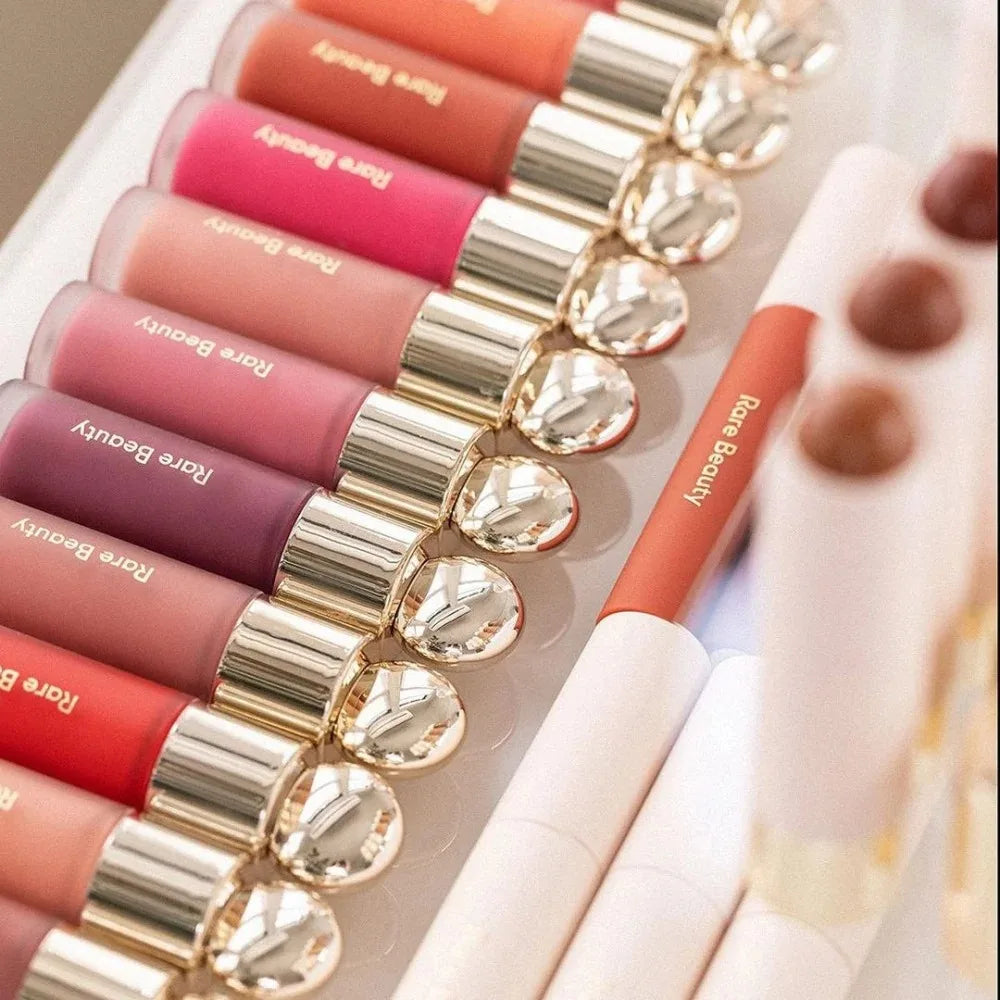 Rare Beauty Liquid Blush Shimmer Powder Blush Elastic Blush Easy-to-Blend Blush Lipstick Highlighter Long-Lasting Makeup Natura