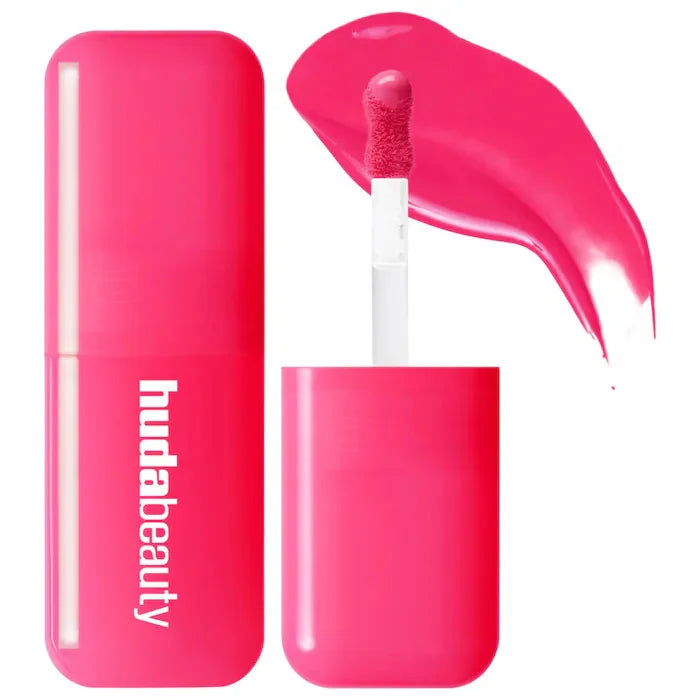 Huda Beauty Blush Filter Soft Glow Liquid Blush Shiny Lip Gloss Blusher Lipstick Cotton Candy Bubblegum Concealer Cosmetics