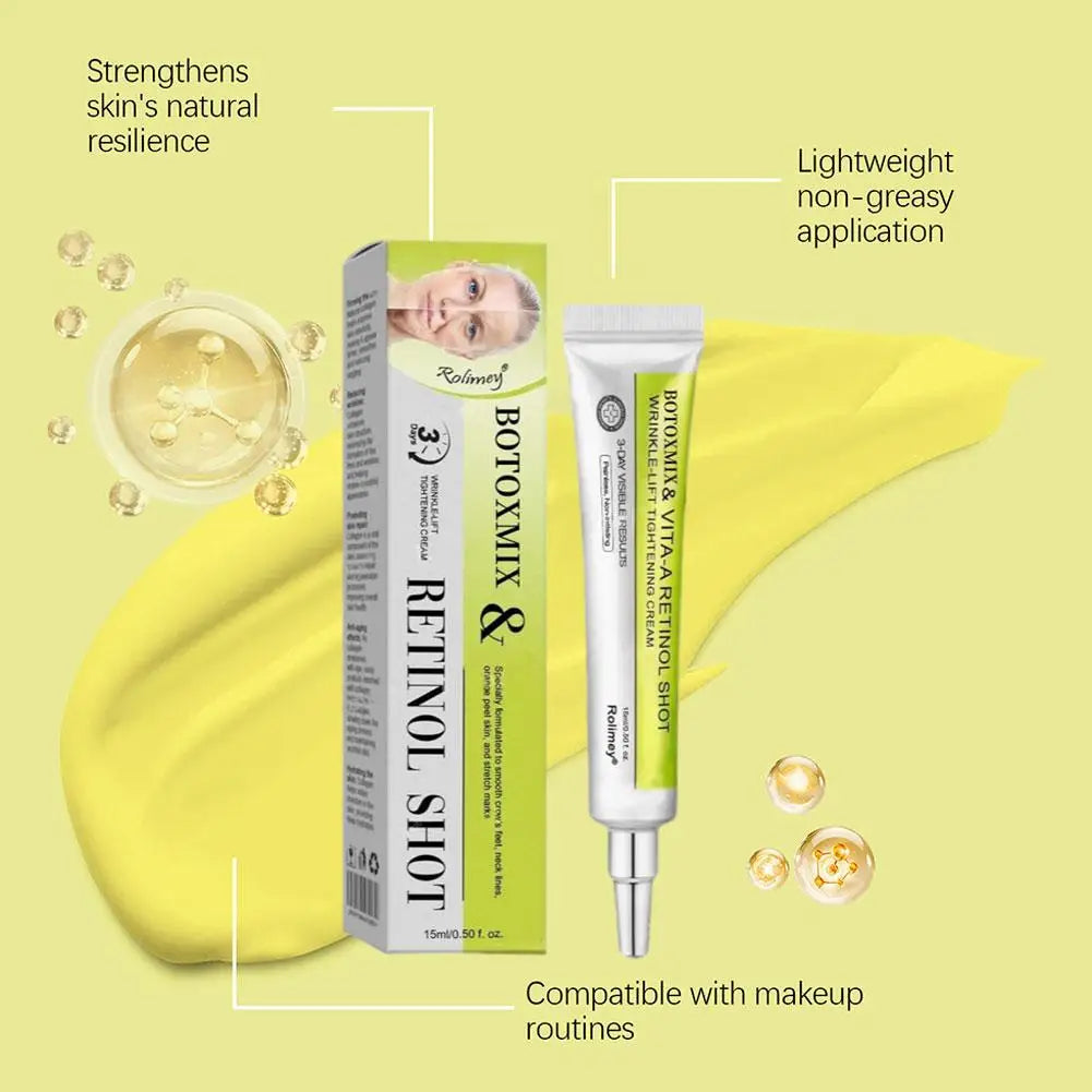 Creme Anti-Idade com Retinol para Mulheres - Creme Noturno Firmador, Clareador e de Hidratação Profunda, Suporte à Barreiras para Cuidados com Pele Seca e Sensível