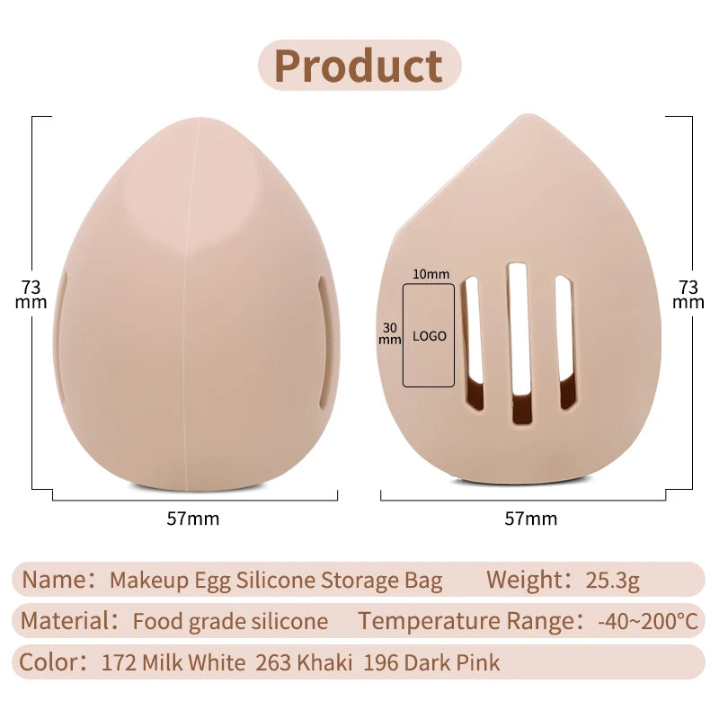 Large Travel Makeup Brush Holder and Makeup Sponge Holder Make Make Up Sponge  Cosmeticos  Esponja Maquiagem  Powder Puff