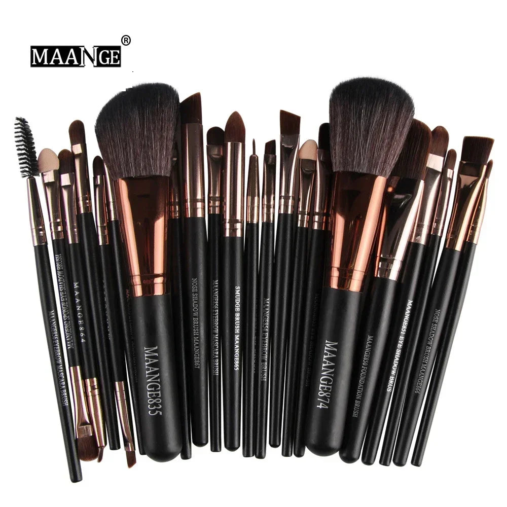 3/13 peças Kit Profissional de Pincéis de Maquiagem Ferramentas Conjunto de Pincéis para Sombras, Delineador e Cosméticos Maquiagem