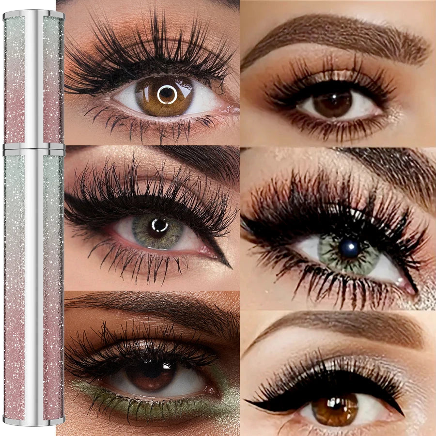 4D Mascara Lengthening Black Lash Eyelash Extension Eye Lashes Brush Beauty Makeup Long-Wearing Eye Cosmetics for Women Gifts