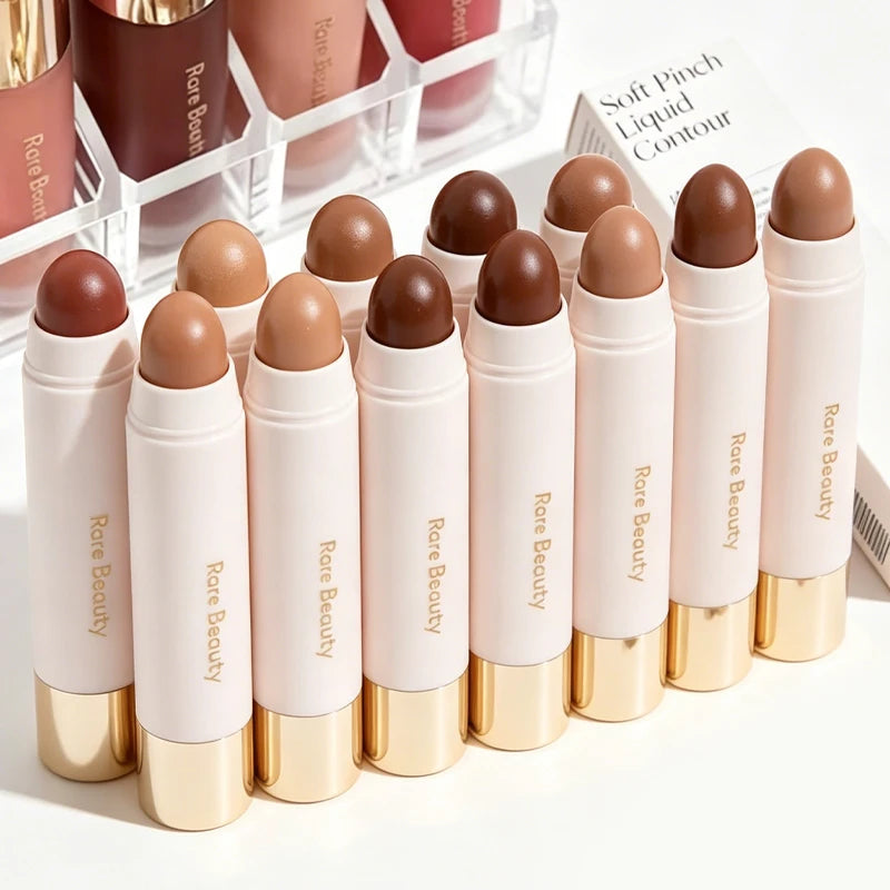 Original Rare Beauty 3D Face Contour Liquid Bronzer Shade Smooth Highlight Mirror Lasting Natural Nose Shadow Waterproof Makeup