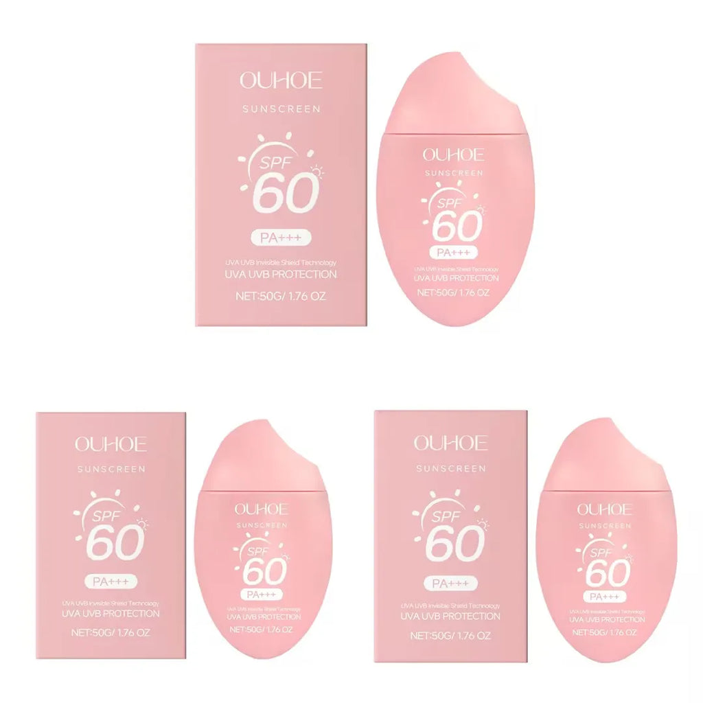 Moisturizing Brighten Sunscreen Cream Spf50+ Uv Protection Deep Nourishing Non Greasy Even Skin Tone Long Lasting Daily Sun Care