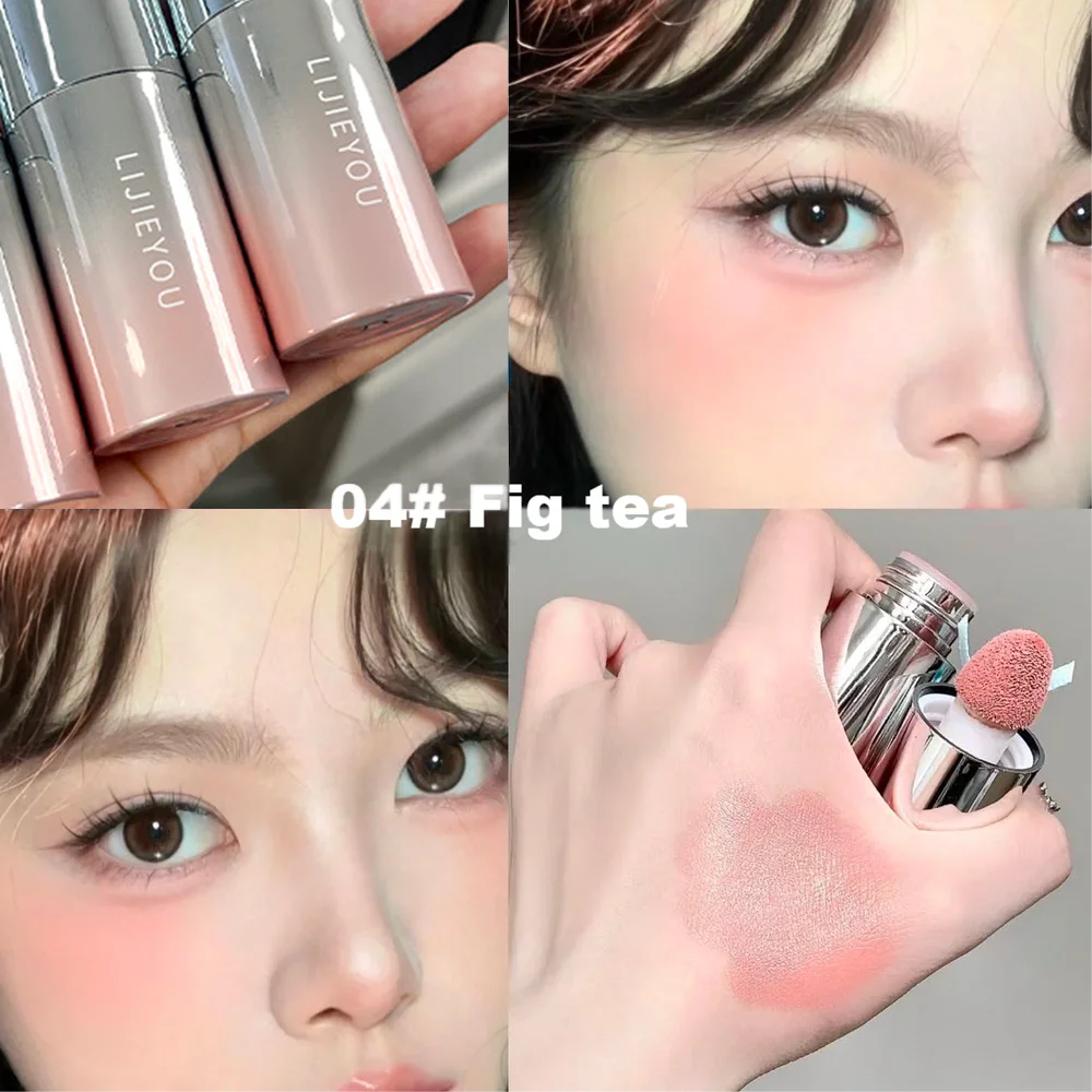 Air Cushion Blush Stick Natural Long-lasting Face Rouge Easy to Apply Makeup Cosmetic for Women