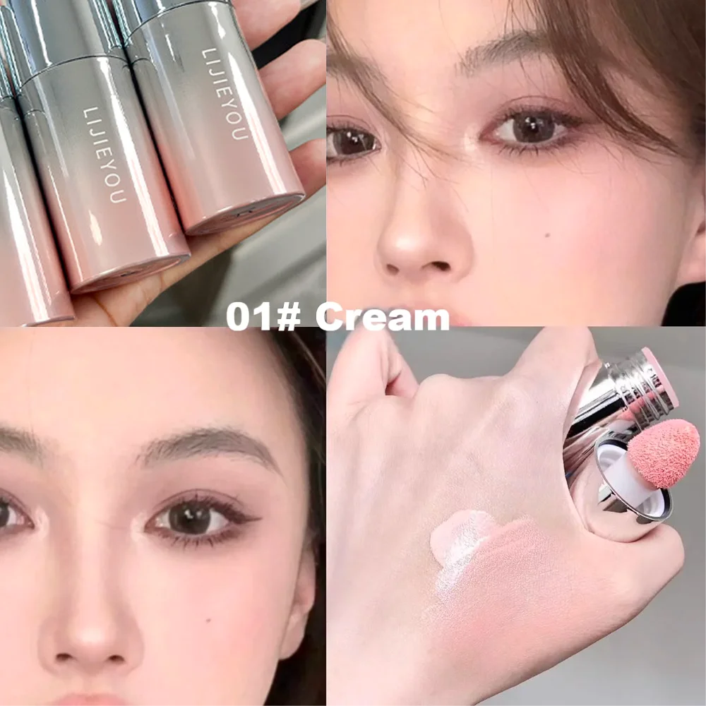 Air Cushion Blush Stick Natural Long-lasting Face Rouge Easy to Apply Makeup Cosmetic for Women