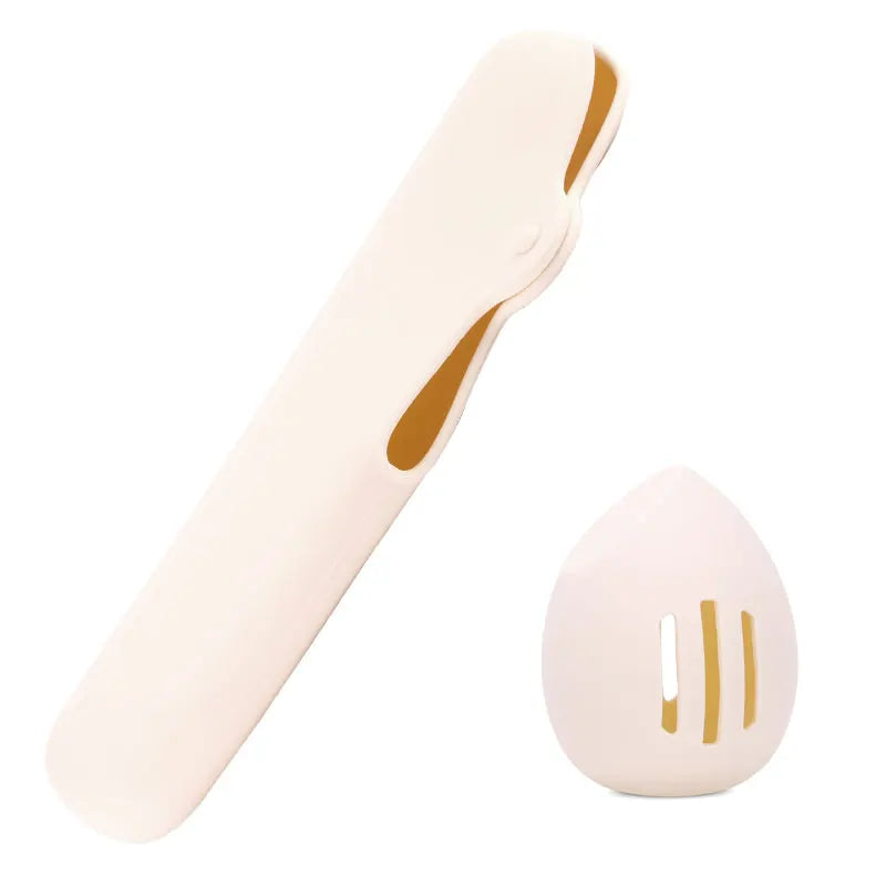 Large Travel Makeup Brush Holder and Makeup Sponge Holder Make Make Up Sponge  Cosmeticos  Esponja Maquiagem  Powder Puff