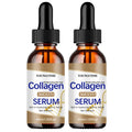 2PCS Sérum de Colágeno com Ácido Hialurônico e Retinol - Cuidados Hidratantes para o Rosto para Todos os Tipos de Pele - Solução de Hidratação Diária