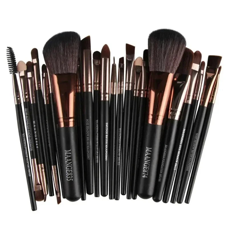 3/13 peças Kit Profissional de Pincéis de Maquiagem Ferramentas Conjunto de Pincéis para Sombras, Delineador e Cosméticos Maquiagem