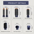 SMET Novo Estilo de Design 9 em 1 Envolvente de Cabelo Personalizado Escova Secadora de Cabelo Profissional Dobrável e de Alta Velocidade