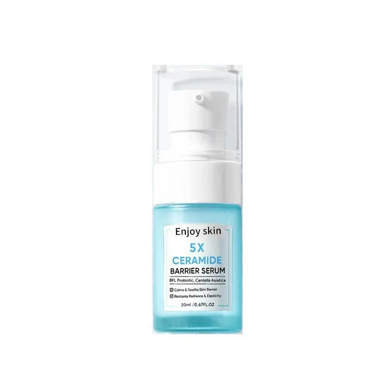 Kit de Cuidados Faciais com Ceramida 5x: Tônico Calmante, Creme Hidratante, Limpador de Baixo pH, Sérum Reparador da Barreira, Gel Hidratante