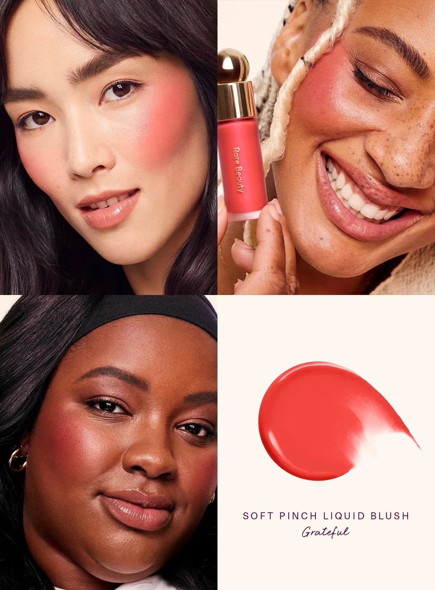 Rare Beauty Soft Pinch Liquid Blush Silky and Glide On Smooth Long Lasting Plump Pinch-perfect Flush Seamless Matte Dewy Makeup