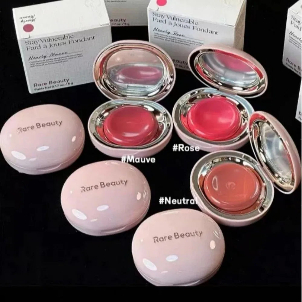 Rare Beauty Liquid Blush Shimmer Powder Blush Elastic Blush Easy-to-Blend Blush Lipstick Highlighter Long-Lasting Makeup Natura
